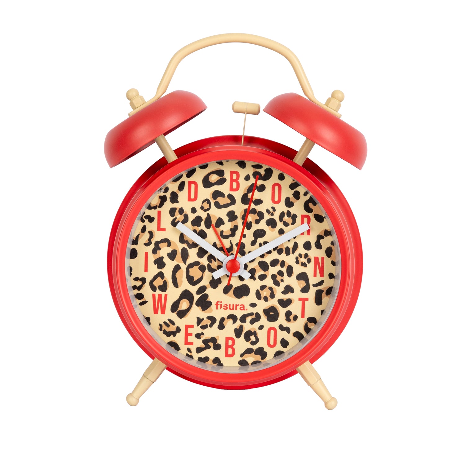 Relógio Despertador Retro - Leopardo