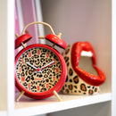 Relógio Despertador Retro - Leopardo