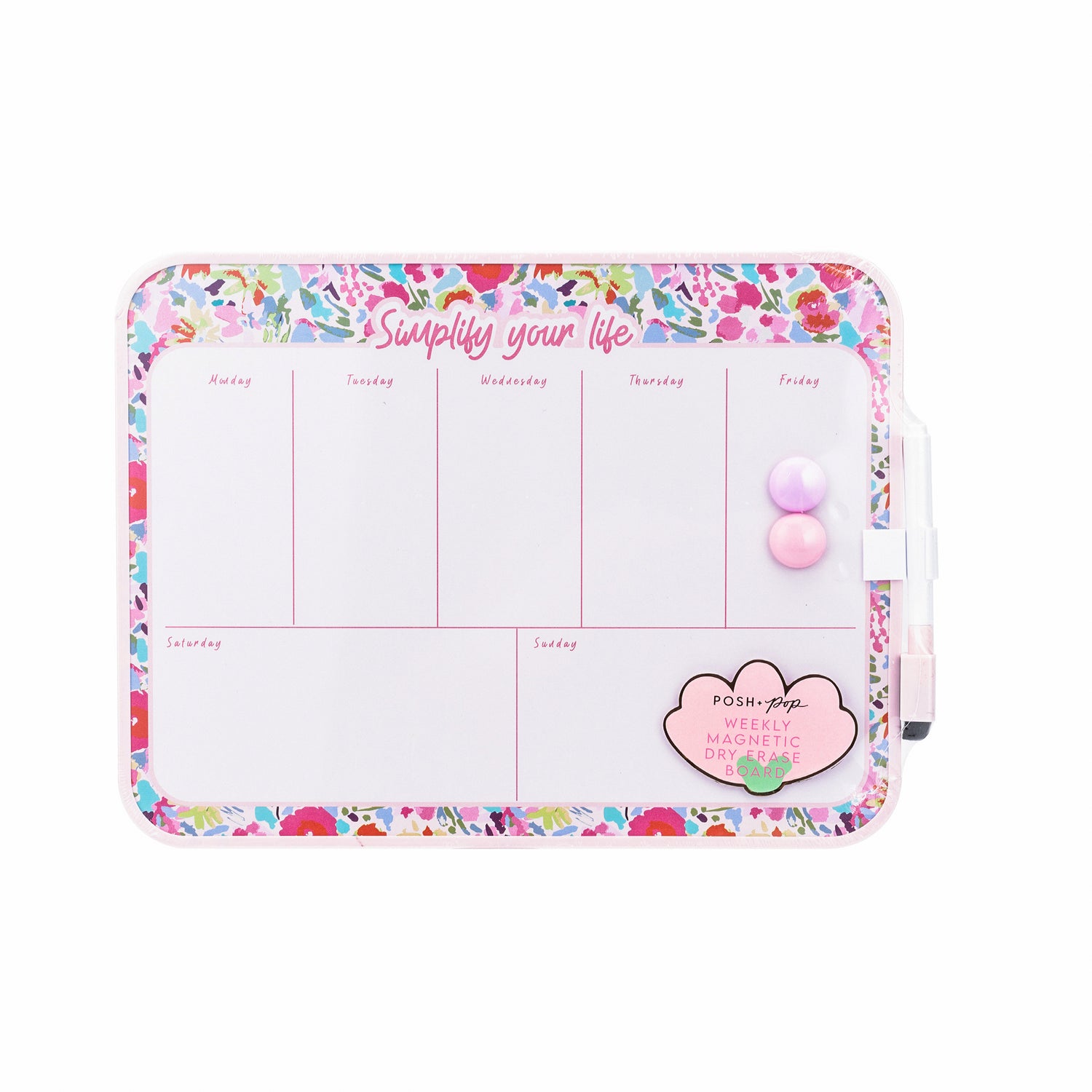 Quadro Magnético Com Caneta Apagável