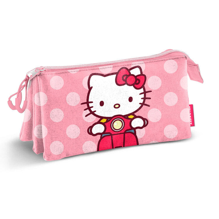 Estojo Triplo - Hello Kitty