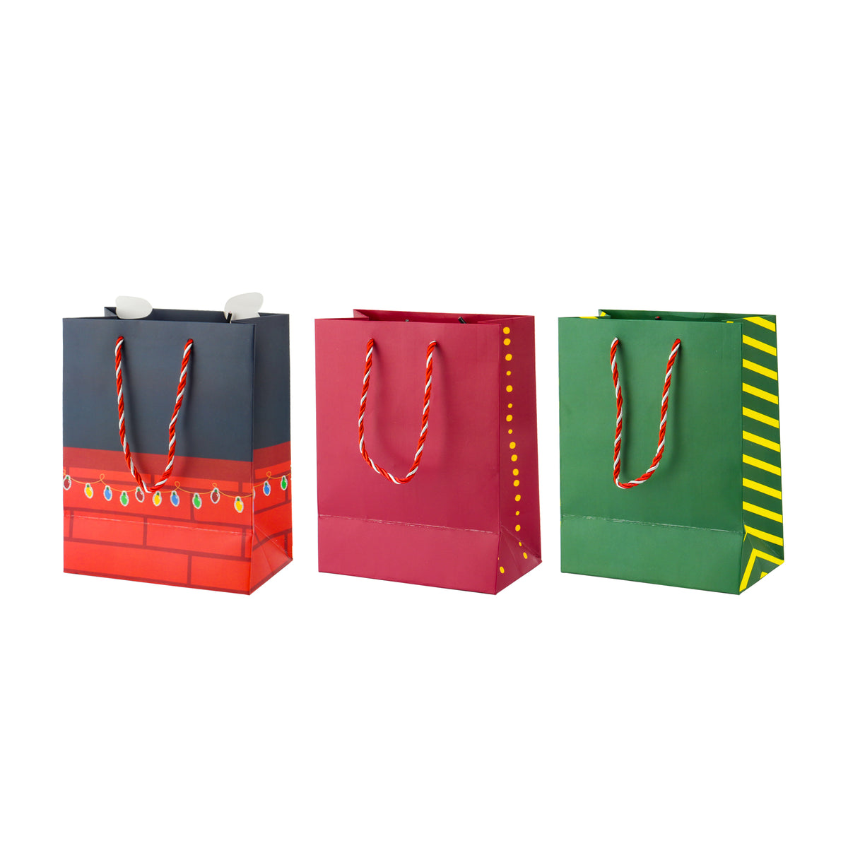 Conjunto 3 Sacos Presente S - Natal