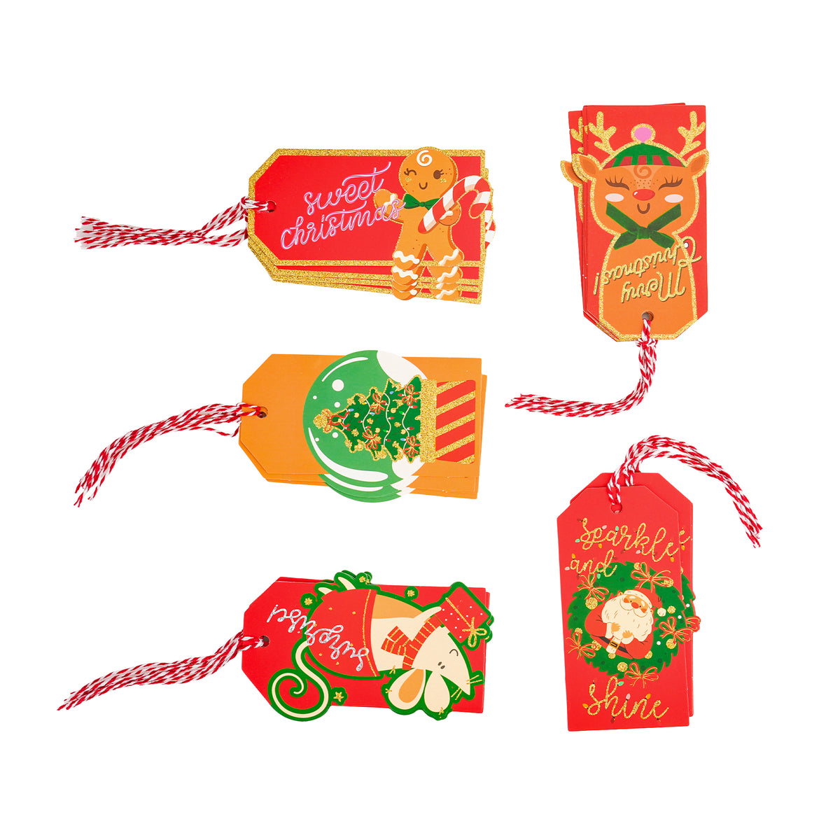 Conjunto 20 Etiquetas Presente - Natal