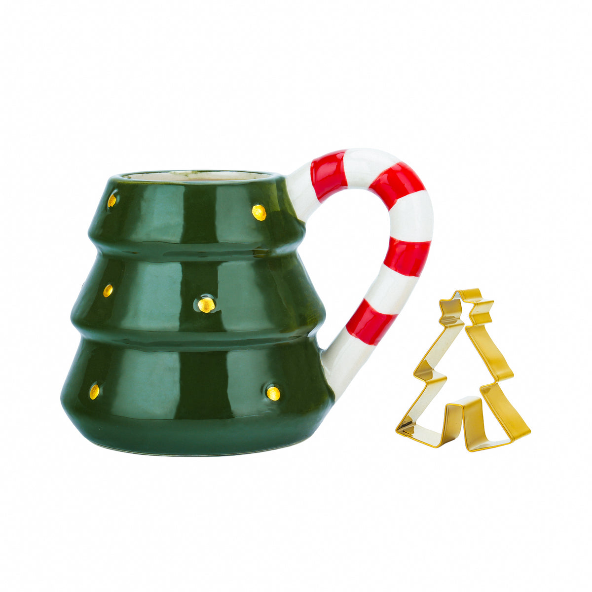 Conjunto Caneca + Forma Bolacha - Natal