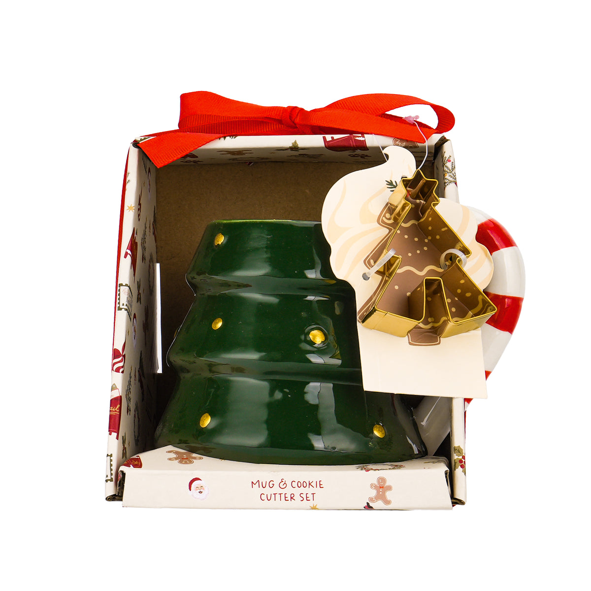 Conjunto Caneca + Forma Bolacha - Natal