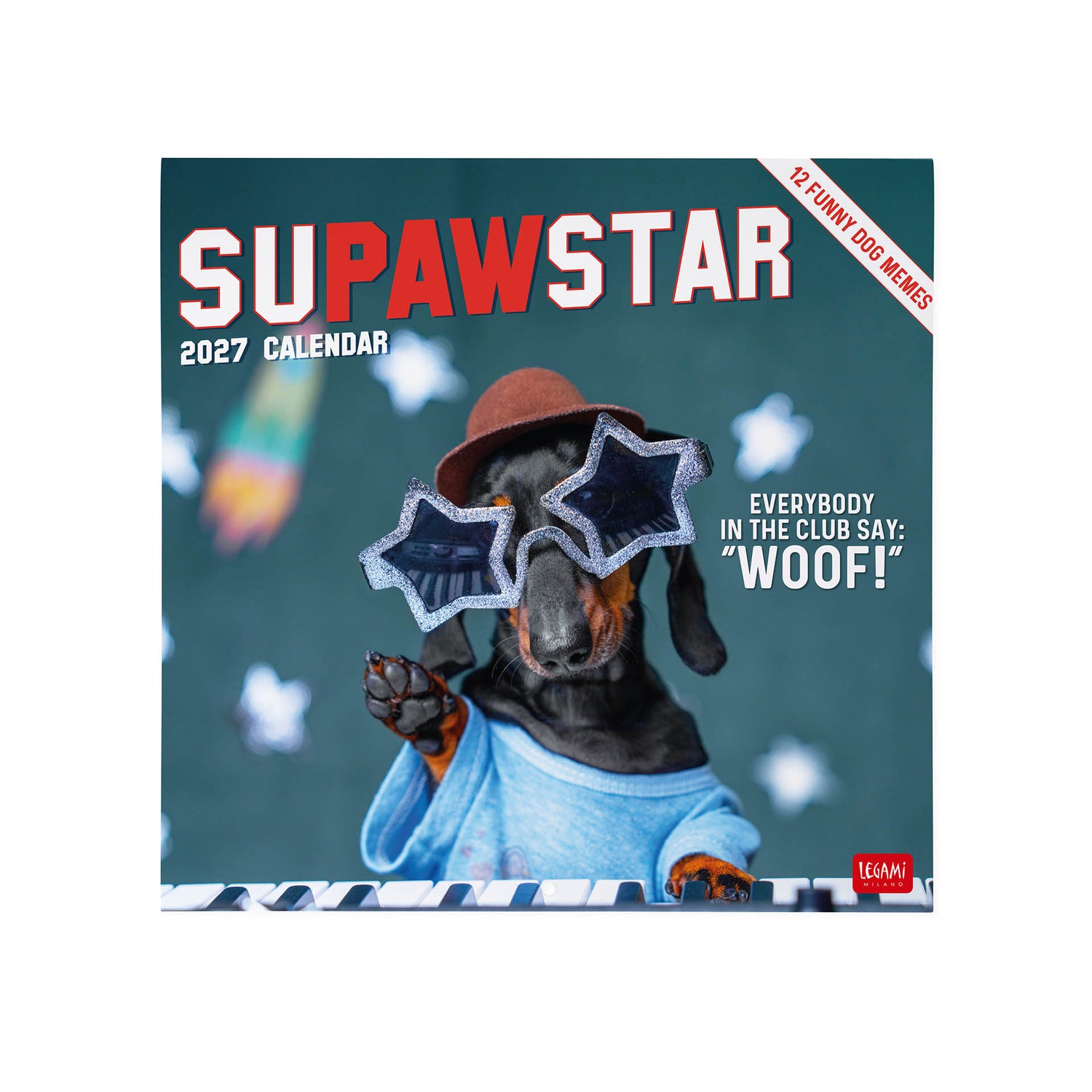 Calendário Parede 2027 30 X30 - Supawstar