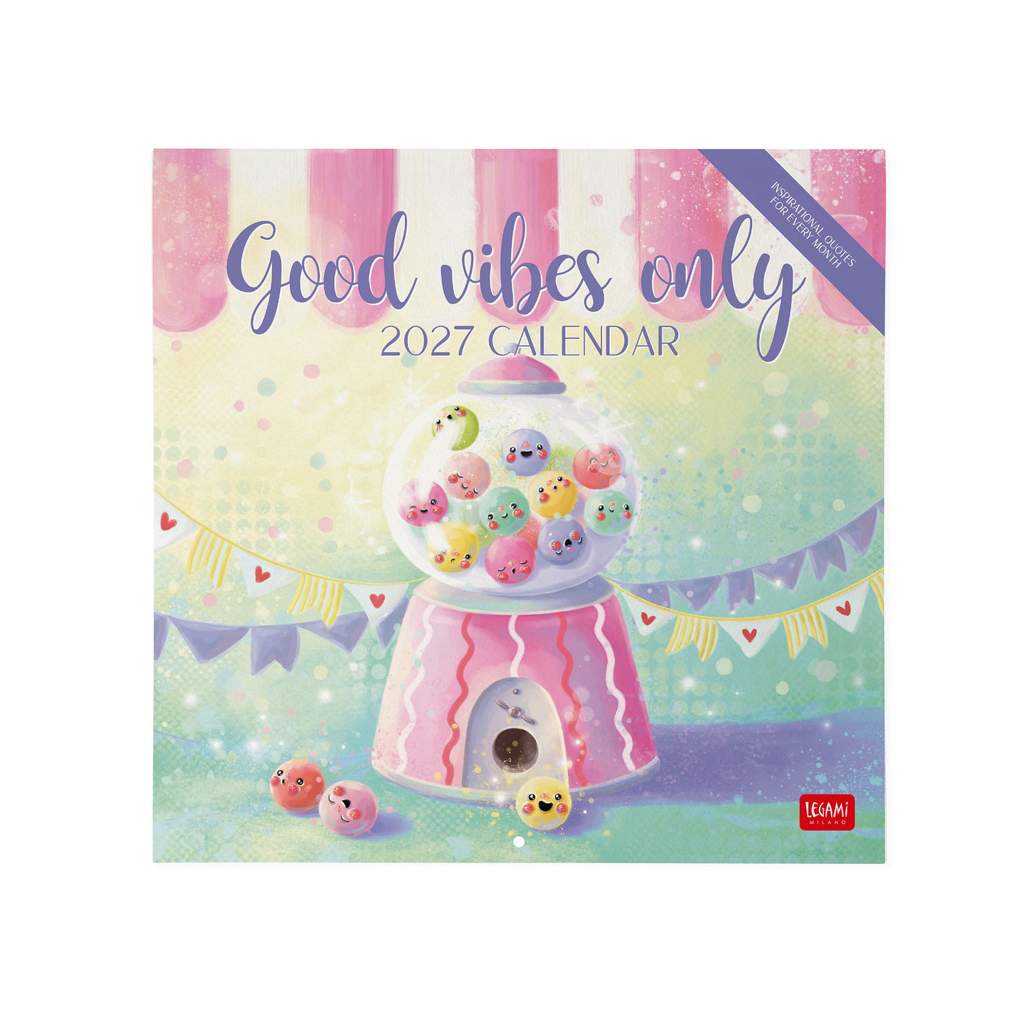 Calendário Parede 2027 30 X30 - Good Vibe