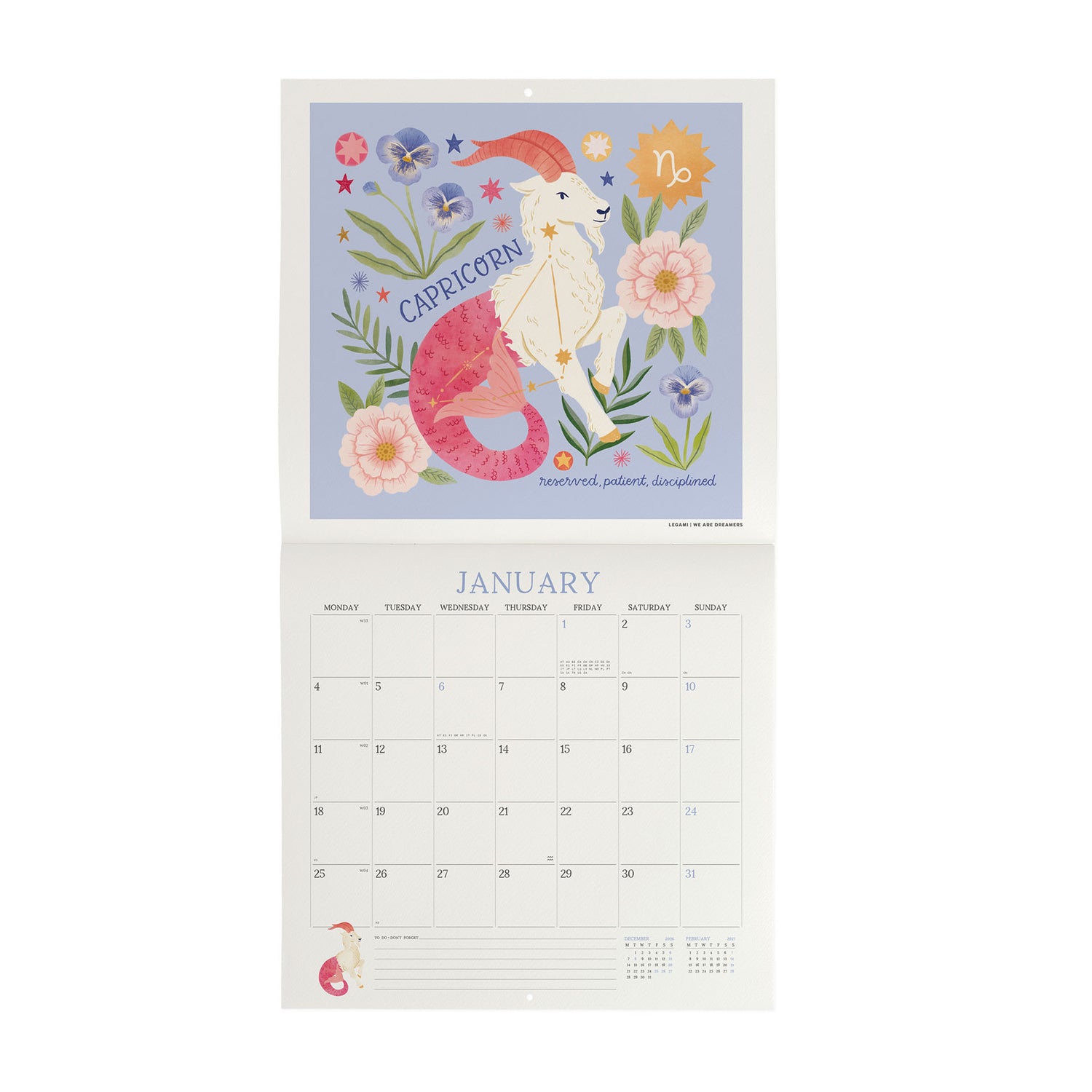 Calendário Parede 2027 30 X30 - The Stars