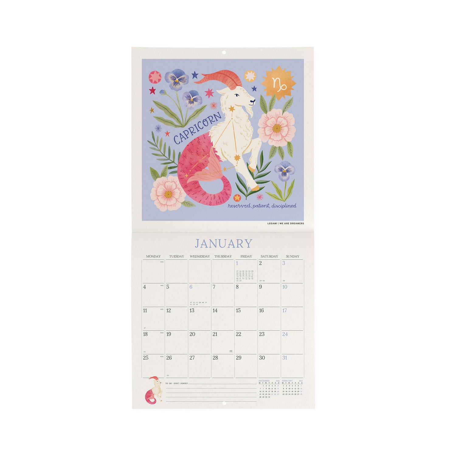 Calendário Parede 2027 18 X18 - The Stars