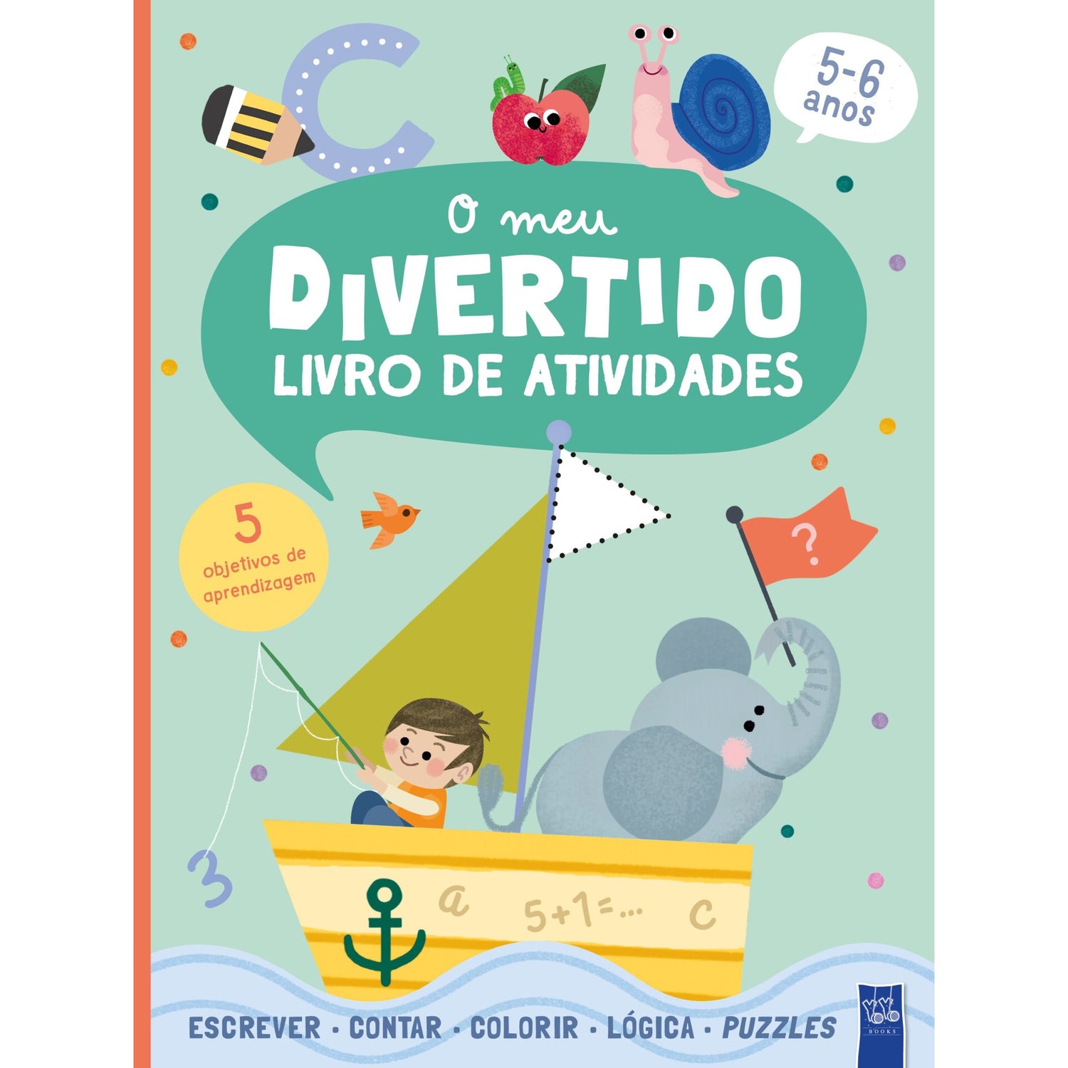 O Meu Divertido Livro De Atividades - Urso 5-6 Anos de Yoyo Books