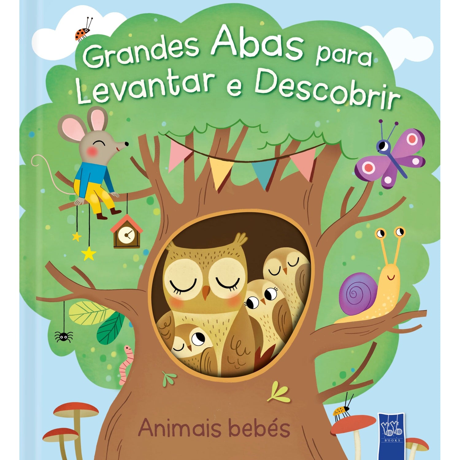 Grandes Abas Para Levantar E Descobrir - Animais Bebés de Yoyo Books
