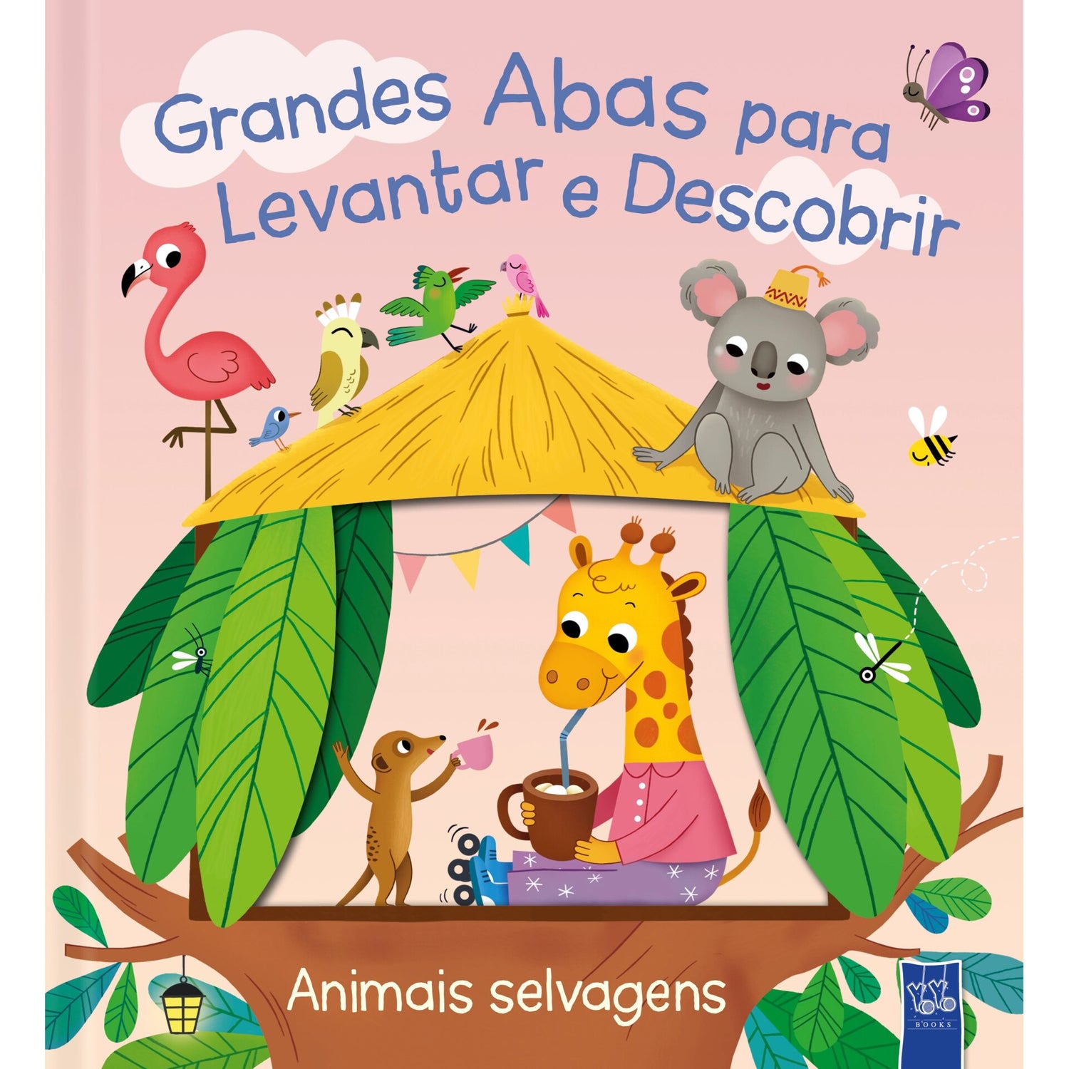 Grandes Abas Para Levantar E Descobrir - Animais Selvagens de Yoyo Books