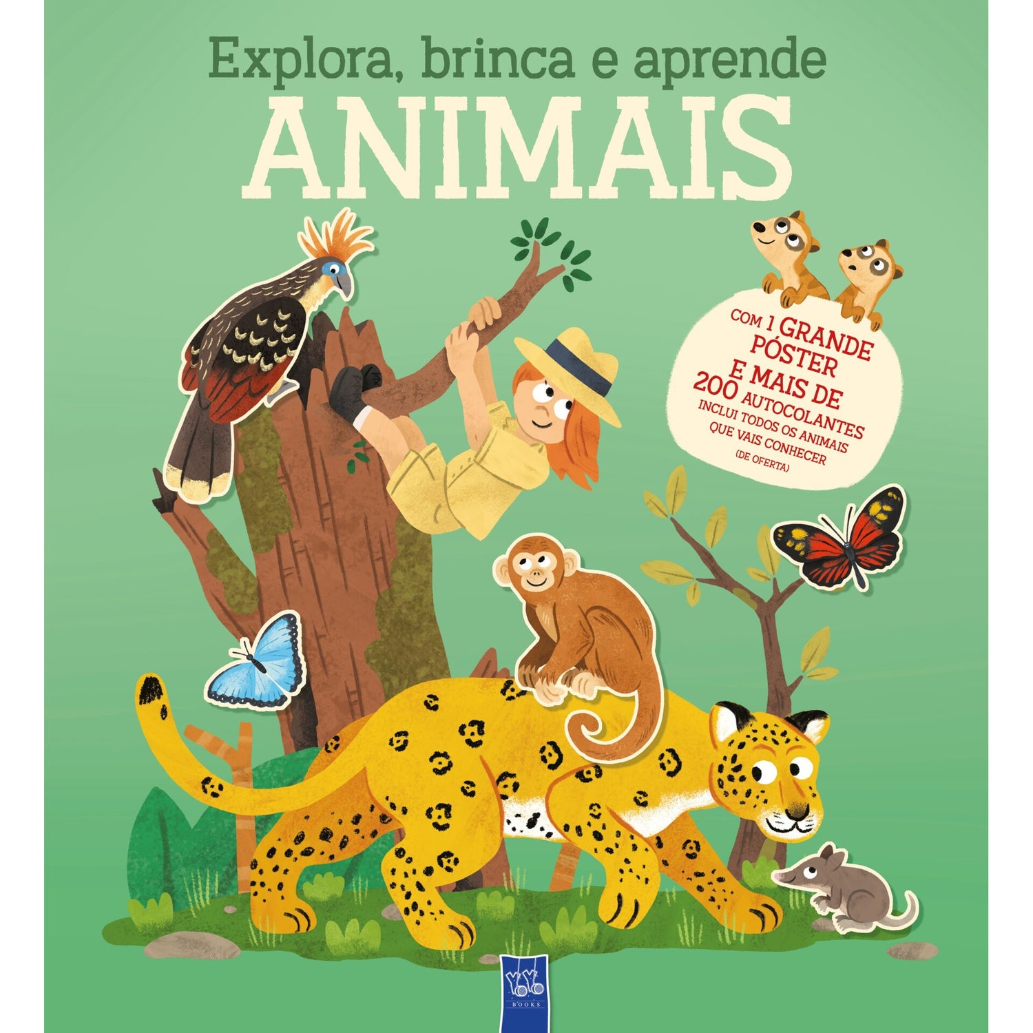 Explora, Brinca E Aprende - Animais de Yoyo Books