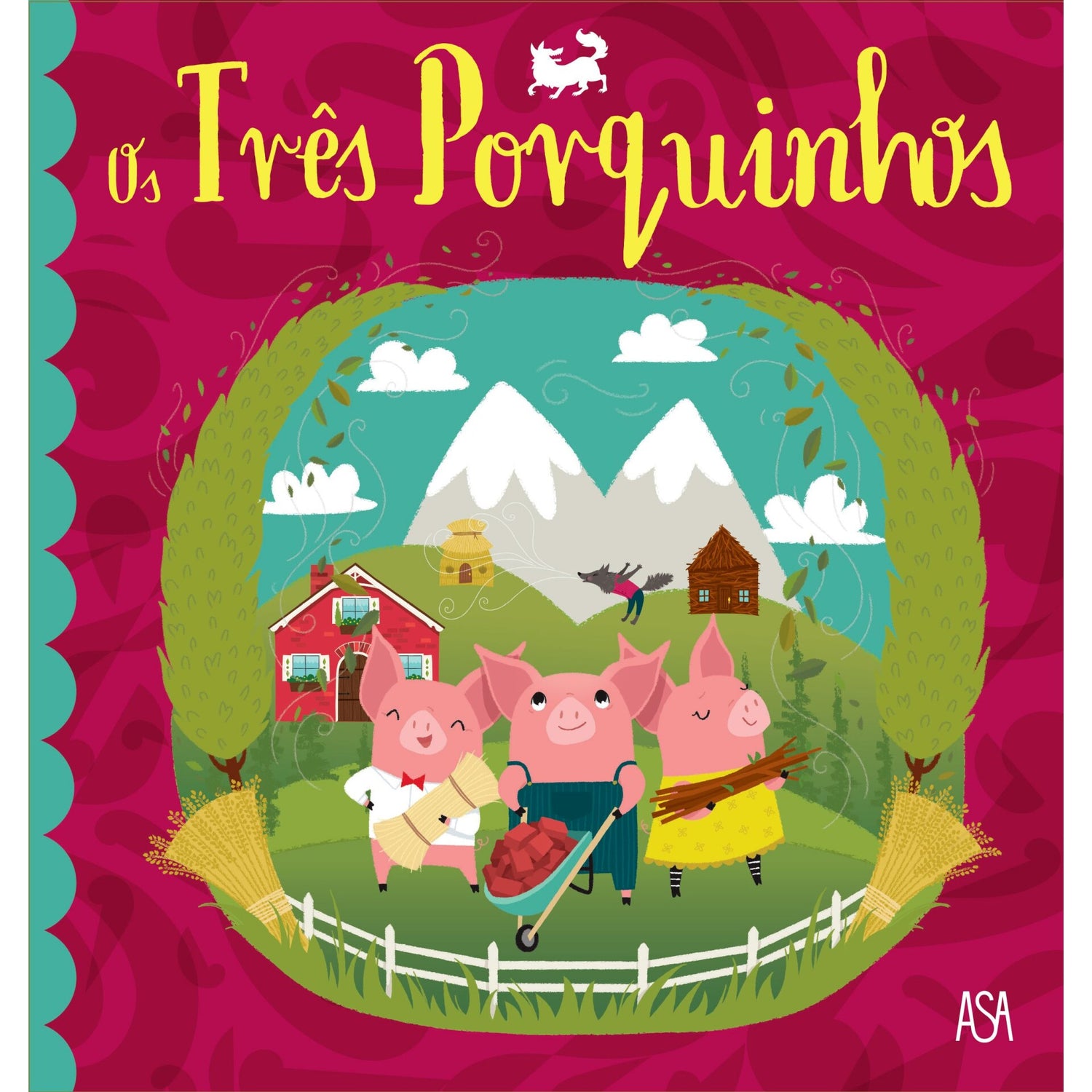 Os Três Porquinhos: Livro De Histórias  Aldeia De Madeira de Bendon