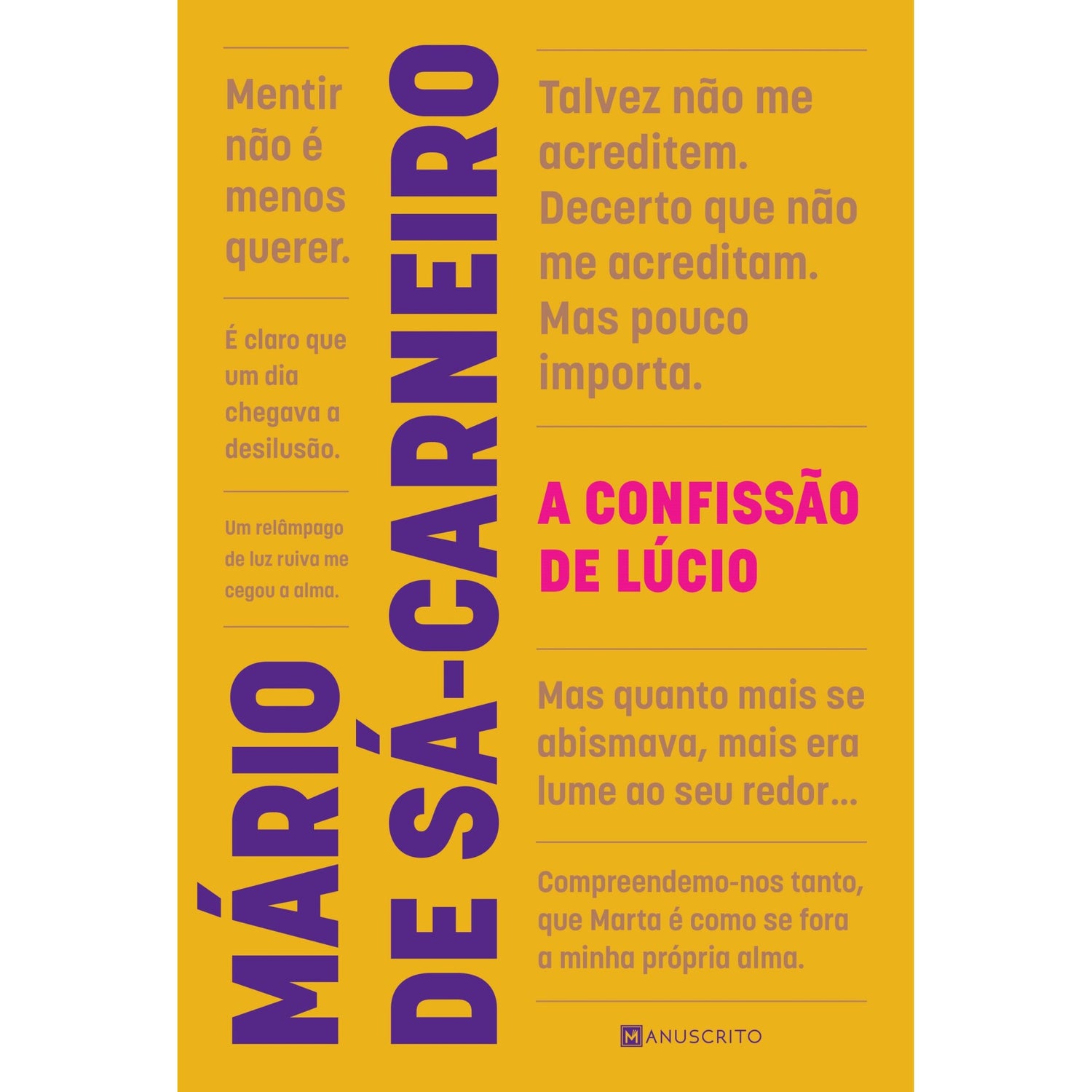 A Confissão De Lúcio de Mário De Sá-Carneiro