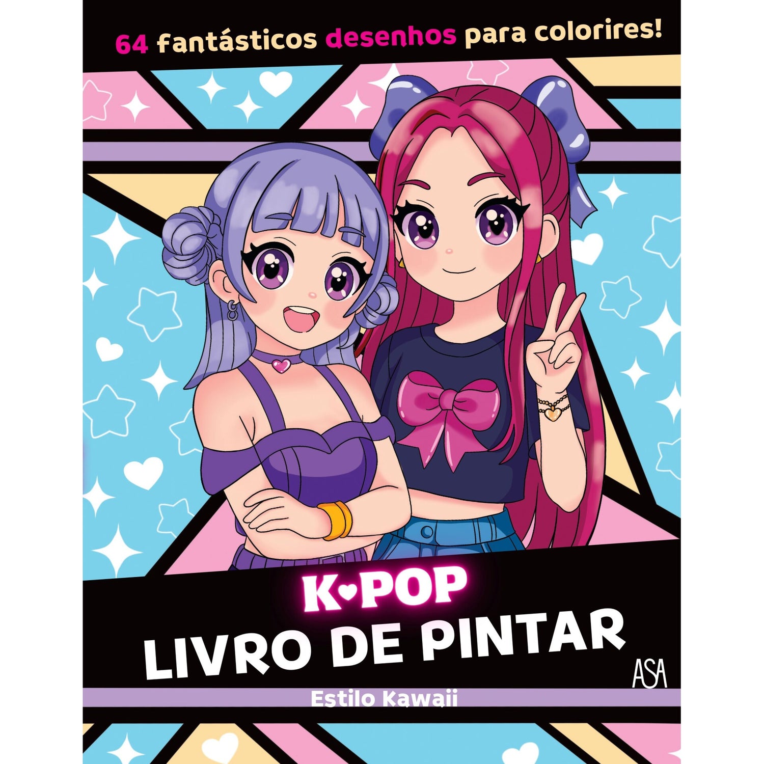 K-Pop: Livro De Pintar de Pandy Peachy