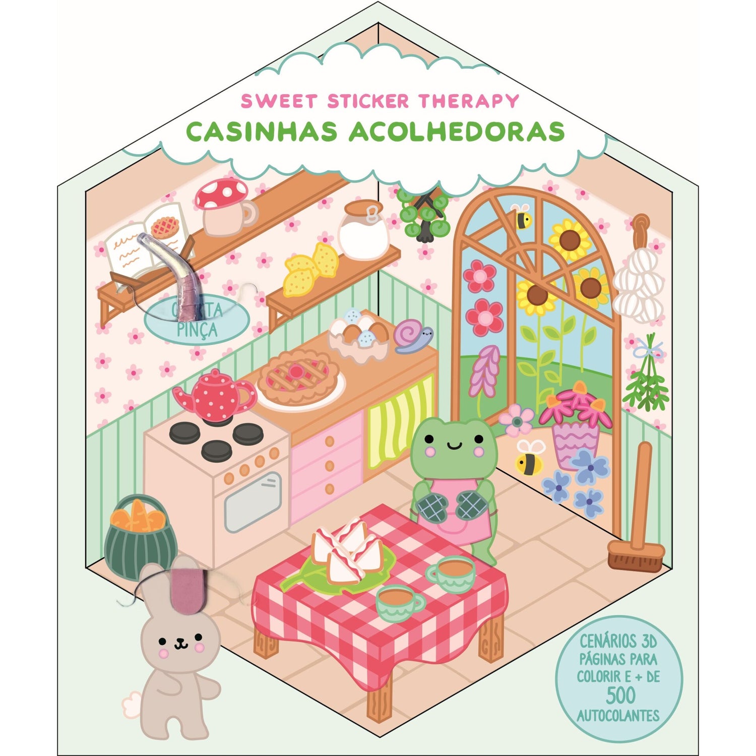 Sweet Sticker Therapy: Casinhas Acolhedoras de Jing Lau