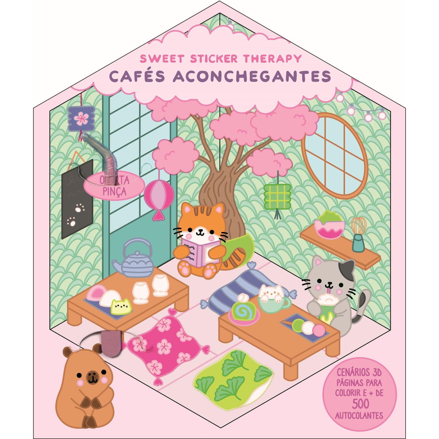 Sweet Sticker Therapy: Cafés Aconchegantes de Jing Lau