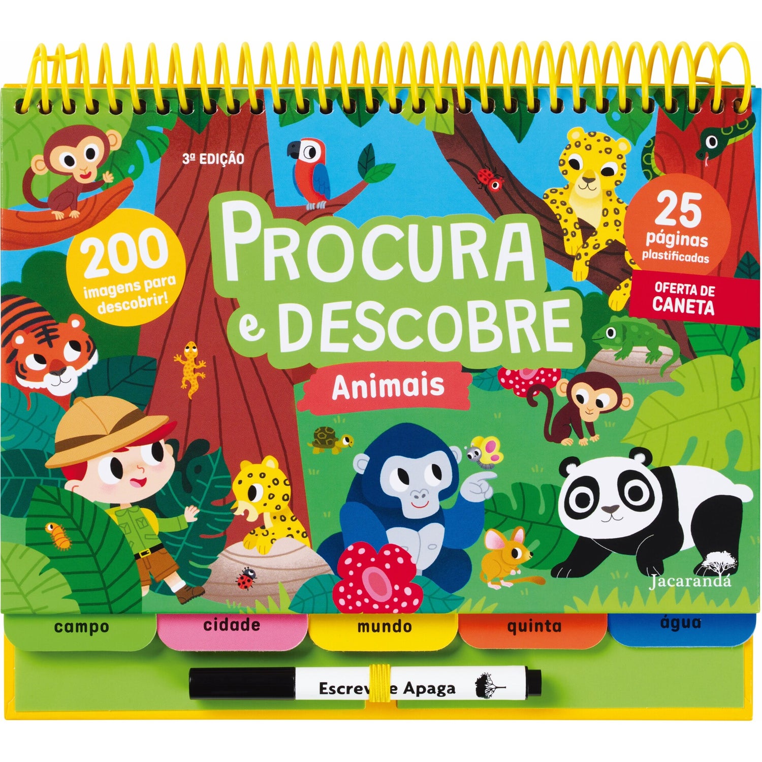 Animais - Procura E Descobre de Livro