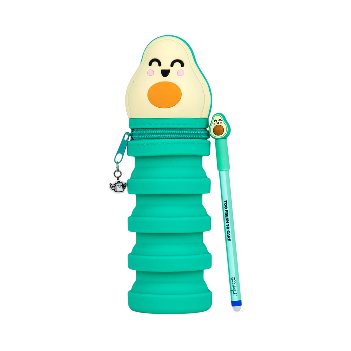 Estojo Silicone Com Bo-Bo - Abacate