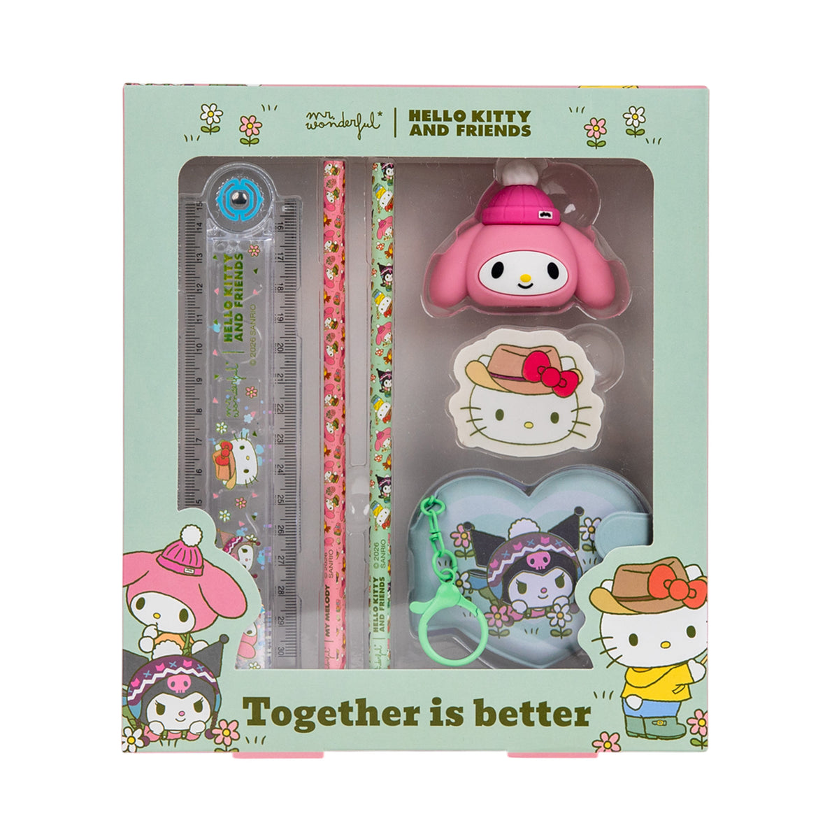 Conjunto Papelaria - Hello Kitty & Friends