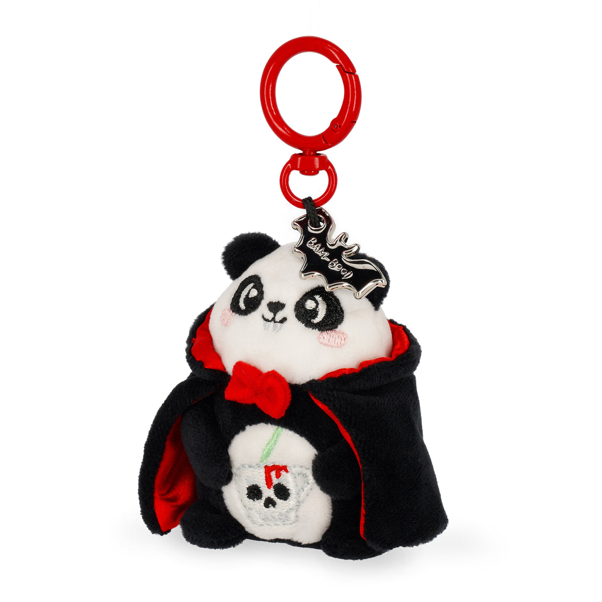 Porta-Chaves Peluche - Panda Drácula