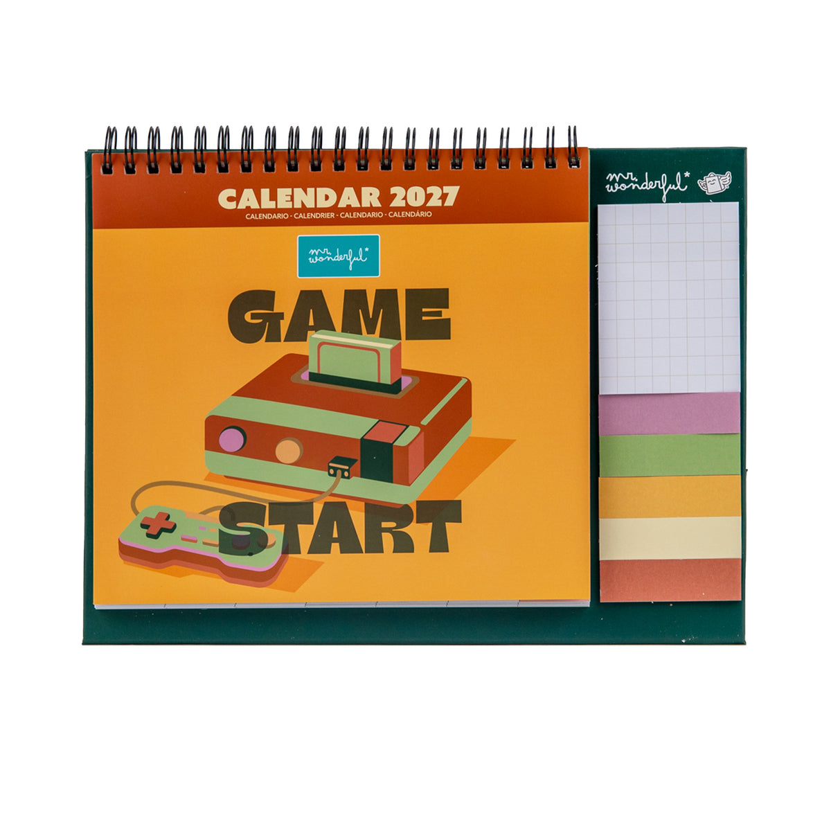 Calendário Secretária 2027 - Gamestart
