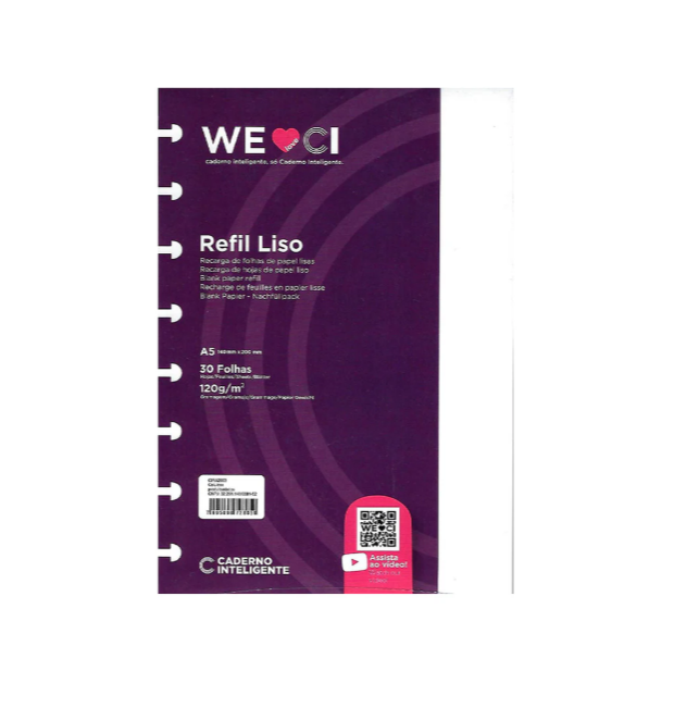 Recargas A5 Liso 120G Inteligente