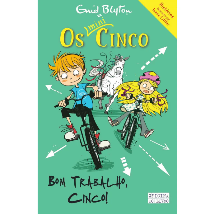 Bom Trabalho, Cinco!  de Enid Blyton   Os Mini-Cinco N.º 6